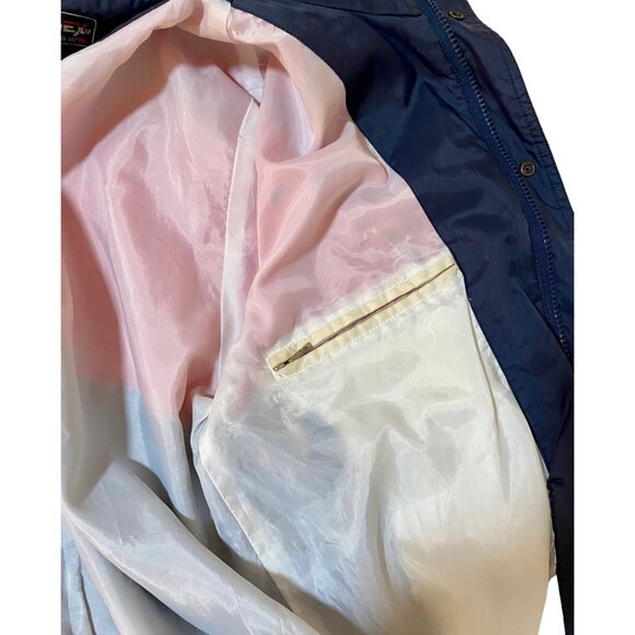 APEX Blue, Red & White Vintage Men’s Athletic Sport Jacket Sz. L (80s, 90s) - Picture 9 of 11